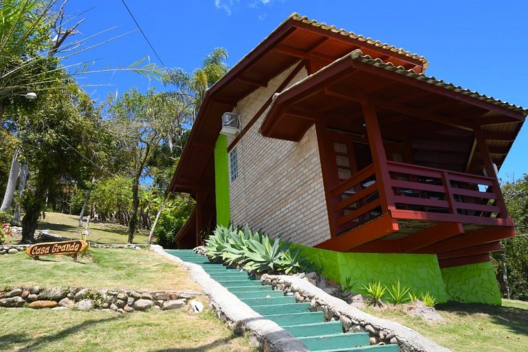 BANGALÔ CASA GRANDE - EXCLUSIVIDADE, CONFORTO E PRIVACIDADE.