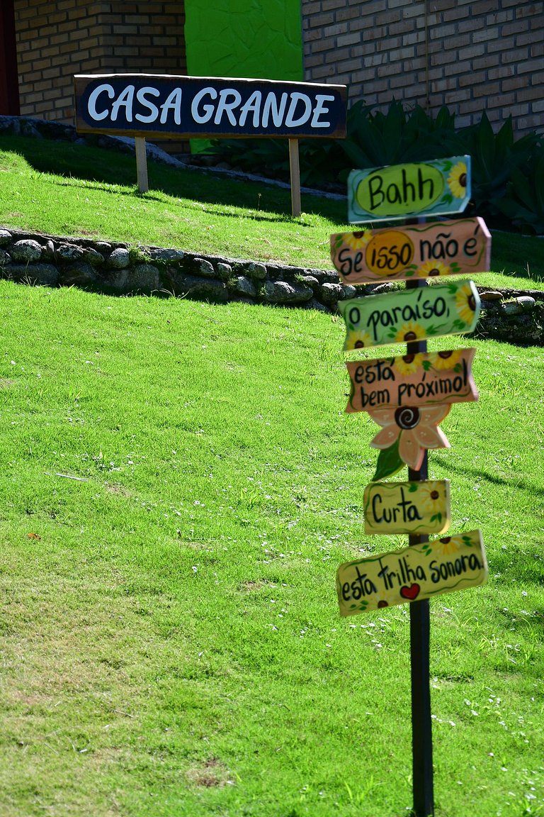 BANGALÔ CASA GRANDE - EXCLUSIVIDADE, CONFORTO E PRIVACIDADE.